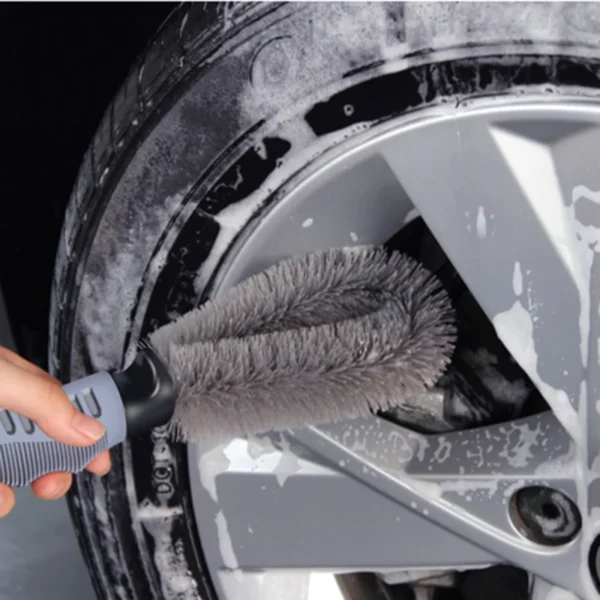 Wheel Hub Brush Car Wash Brush Car Wheel Cleaning Brush Hard-bristled tire brush Car Decoration Car Repair Tools Car Products