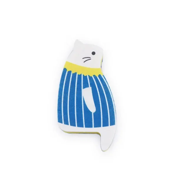 Japanese Kitchen Dishwashing Sponge Cat Cute Cartoon Dishwashing Cloth Cleaning Products Kitchen Supplies - Image 6