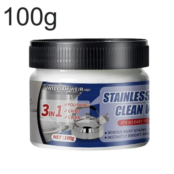 Metal Polishing Cream 100g kitchen Metal Polish Rust Remover Cream Efficient Formula Rust Cleaning Agent for Ceramic Products - Image 6