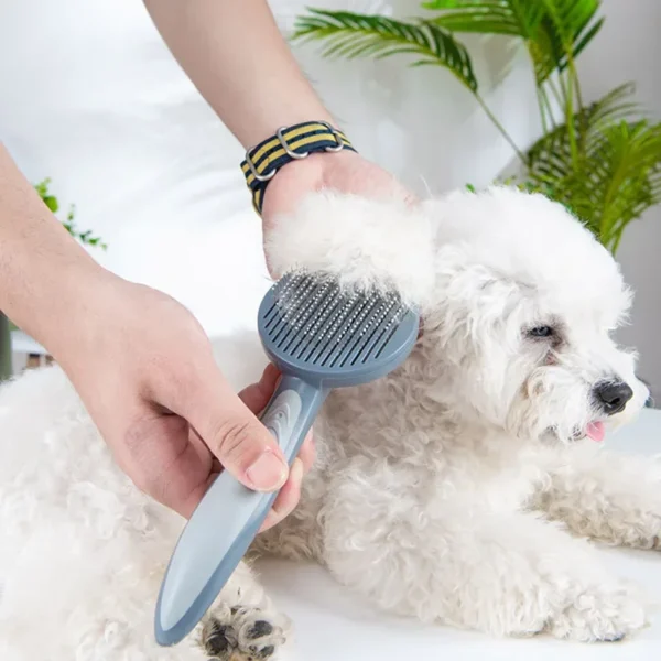 Cat Brush Dog Comb Hair Removes Pet Comb for Cat Grooming Hair Cleaner Cleaning Beauty Product Self Cleaning Slicker Accessories - Image 2