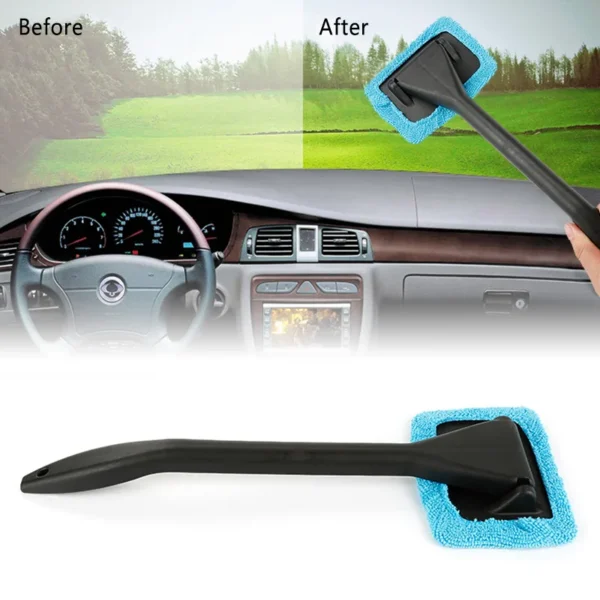 Auto Car Window Cleaner Brush Kit Windshield Cleaning Wash Tool Inside Interior Glass Wiper With Long Handle Car Accessories - Image 3