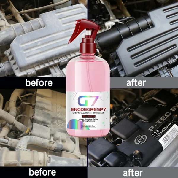 Car Engine Bay Cleaner Powerful Decontamination Cleaning Compartment Oil Dust Grease Remover Car Renovate Product G7 ENGDEGRESPY - Image 3