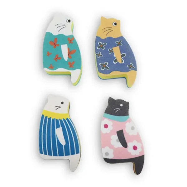 Japanese Kitchen Dishwashing Sponge Cat Cute Cartoon Dishwashing Cloth Cleaning Products Kitchen Supplies - Image 5