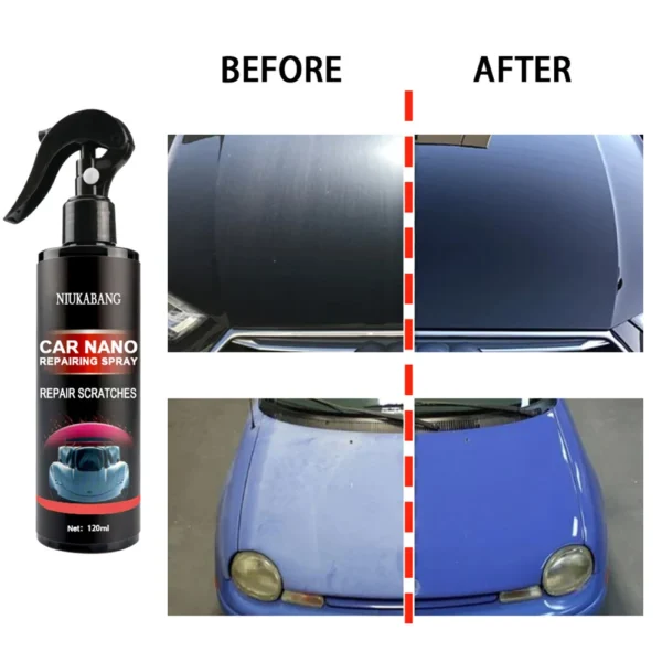 120ml Car Nano Repairing Spray Products Repair Scratches Detailing Coating Agent Glossy Car Cleaning Ceramic Coat for Automobile - Image 3