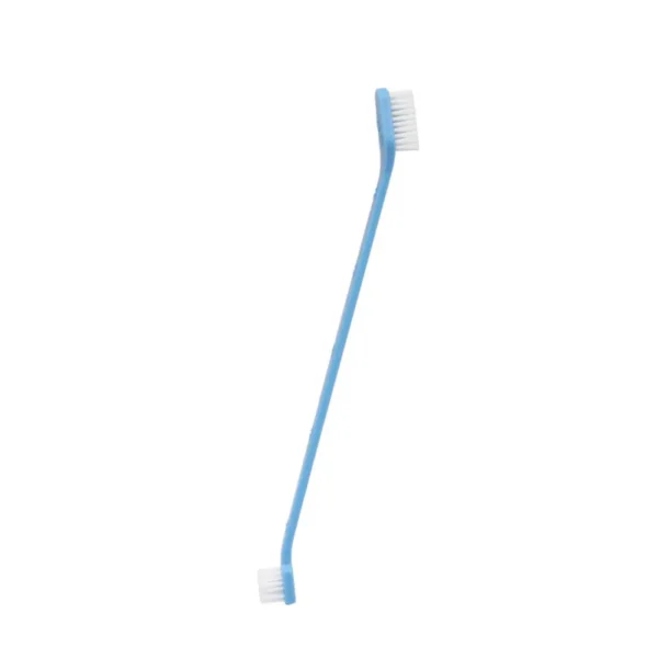 Hot sale pet accessories 2023 cleaning product Nylon wire cat Double-headed toothbrush for dog Dog teeth brush Dogs accessories