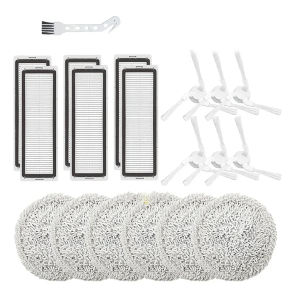 Side Brush Mop Pads And Filter Replacement Accessories For Mijia Pro XIAOMI STYTJ06ZHM Self-Cleaning Robot Vacuum