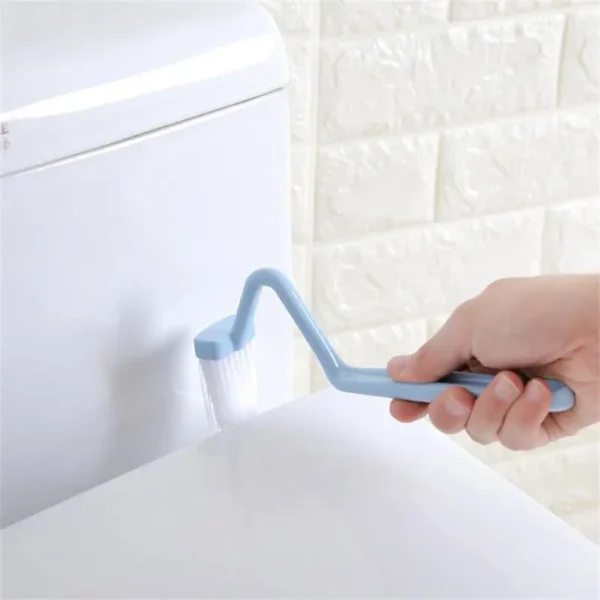 Children Toilet Brush Child Convenient Storage Bathroom Supplies Cleaning Toilet Brush Arc Extended Handle Household Products - Image 4