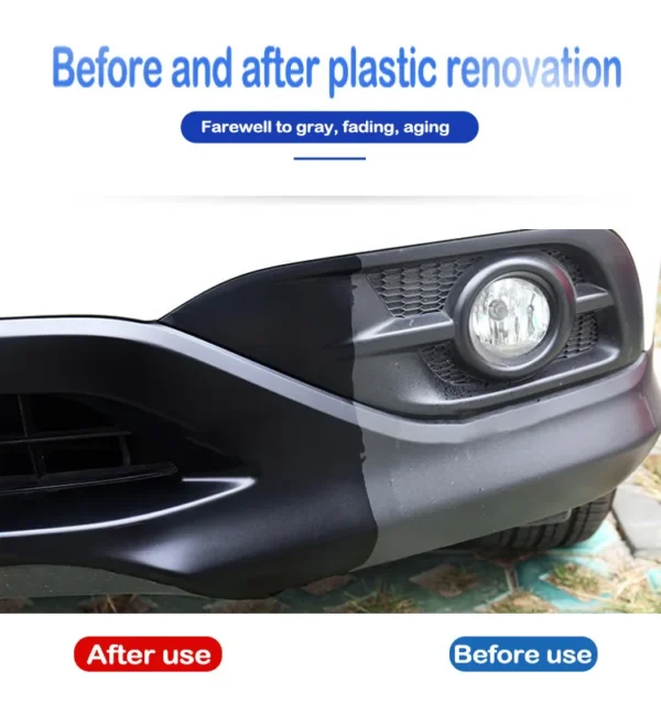 Car Plastic Restorer Back To Black Gloss Car Cleaning Products Plastic Leather Restore Auto Polish And Repair Coating Renovator - Image 2