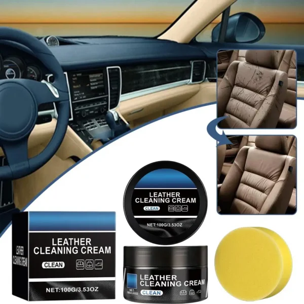 Old Car Leather Maintenance Cream Car Interior Maintenance Repair Auto Leather Cleaning Cream Care Products Interior C P2b1