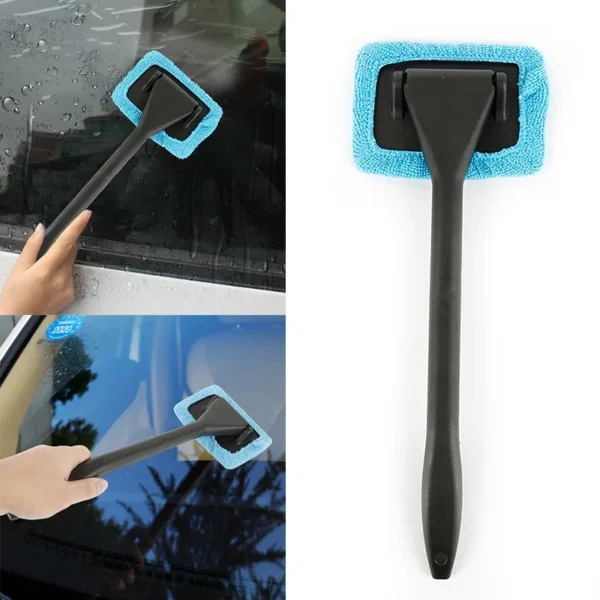 Auto Car Window Cleaner Brush Kit Windshield Cleaning Wash Tool Inside Interior Glass Wiper With Long Handle Car Accessories - Image 2