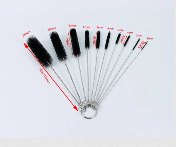 Nylon Brush Multi-Functional Tools Set Brush Spray Brush cleaning Drink Straws Sewing Machines Paint Spray Guns Cleaning Brush - Image 6