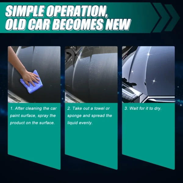 Car Repairing Nano Spray Product Detailing Repair Scratches Coating Agent Car Cleaning Glossy Ceramic Coat for Auto - Image 4