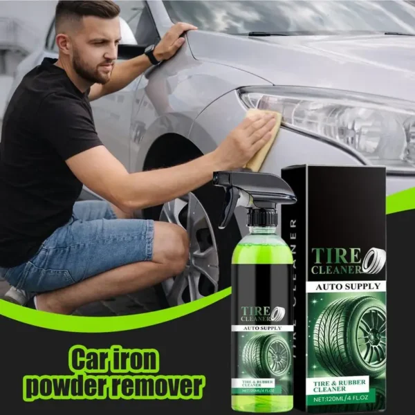 Tire Cleaner Spray 120ml Wheel Cleaner Car Cleaning Spray Car Tire Shine Tire & Wheel Care Products Car Spray Tire Shine For - Image 6