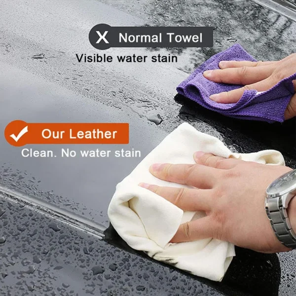 Natural Chamois Leather Car Washing Towels Super Absorbent For Car Supplies Novelty Car Accessoriy Cleaning Products - Image 6